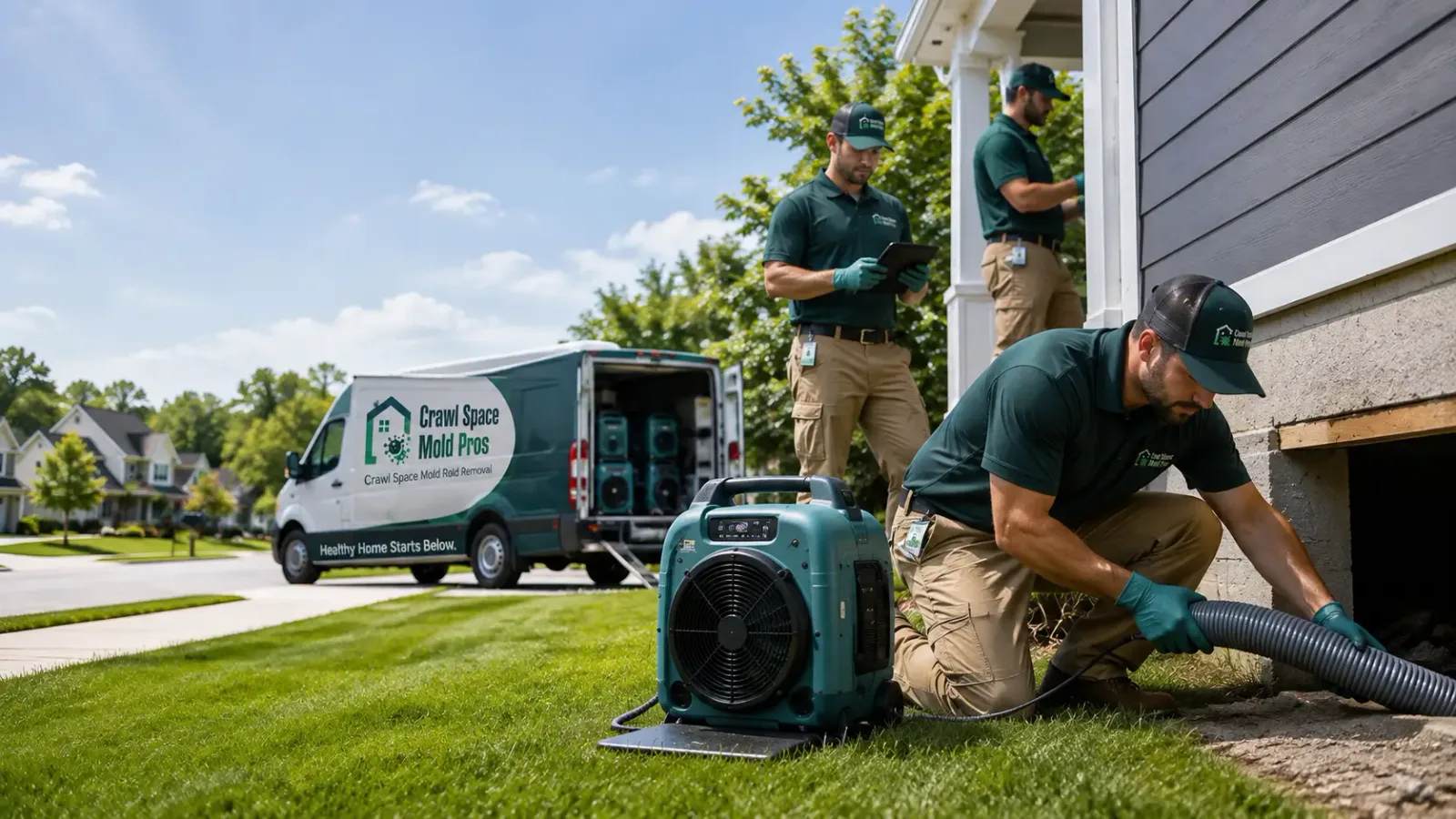 Crawl Space Mold Removal in Lexington, MI